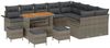 vidaXL Garten-Sofa-Set mit Kissen mit Speicher mit Kissen 13 pcs Grau 3364133 Bild 2