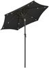 vidaXL Sonnenschirm mit LED-Beleuchtung Schwarz 200x211 cm Alu 313563 Bild 2