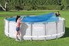 Flowclear™ PE-Solarabdeckplane Ø 462 cm, blau, rund Bild 2
