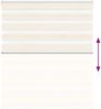 vidaXL Doppelrollo Marmorbeige 135x100cm Stoffbreite 130,9 cm Polyester 4014632 Bild 5