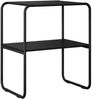 vidaXL Konsolentisch Schwarze Eiche 60 x 42,5 x 70 cm Holzwerkstoff 8007509 Bild 2