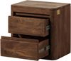 Nachttisch Sheesham 50x35x50 rot-braun gebeizt TORONTO #163 Bild 3