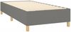 vidaXL Polsterbett, Stoff, Dunkelgrau, 90x200 cm, Natur Bild 4