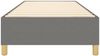 vidaXL Polsterbett, Stoff, Dunkelgrau, 90x200 cm, Natur Bild 5