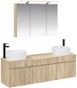 vidaXL Badezimmerschrank-Set 4 pcs Sonoma-Eiche 100 x 14,5 x 70 cm 3406657 Bild 2