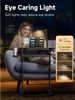 SAIJI Höhenverstellbarer Eckschreibtisch mit Lampen, Buchständer, Schublade Bild 4