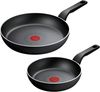 Tefal Pfannen-Set Recycled On, Induktion, Ø 24/28 cm, Aluminium (Set, 2-tlg, je 1 Pfanne Ø 24/28 cm), aus 100% recyceltem Aluminium, Antihaftversiegelung, Thermo-Signal Bild 2