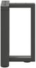 vidaXL Couchtischbeine T-Form 2 Stk. Anthrazit 28x25x(42-43) cm Stahl 4013022 Bild 5