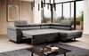 Designer Sofa Costa mit Schlaf - und Klappfunktion Grau Rechts Bild 3