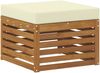 vidaXL Outdoor-Sofagarnitur mit Kissen 6 pcs Natur und Creme 3374675 Bild 5