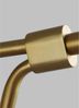 Wandlampe, Stahl, Schwarz Messing, H 27,3 cm Bild 3