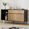 Sideboard 160/40/80 cm, Mehrzweckschrank mit Verschiebetüren, Küchenbuffet, Küchenschrank, Mehrzweckschrank Bild 5
