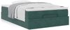 vidaXL Ottoman-Bett mit Matratze Dunkelgrün 120x200 cm Samt 3311180 Bild 4