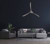 Wandpropeller Deko 85x85cm Silber Metall Flugzeug Aluminium Modern Bild 3