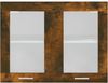 vidaXL Hängeschrank Lyon Glas Räuchereiche 80x31x60 cm Holzwerkstoff 815594 Bild 4