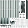 vidaXL Schweißdrahtzaun mit Spikes 50 x 1,5 m PVC-beschichteter Stahl 3352127 Bild 5