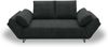 DOMO. collection Sofa 700 001, 2-Sitzer mit Federkernpolsterung und Schlaffunktion, verstellbare Armlehnen, 2er Couch, Polstergarnitur, 210 x 97 x 95 cm (BxTxH), anthrazit Bild 4