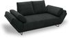 DOMO. collection Sofa 700 001, 2-Sitzer mit Federkernpolsterung und Schlaffunktion, verstellbare Armlehnen, 2er Couch, Polstergarnitur, 210 x 97 x 95 cm (BxTxH), anthrazit Bild 5