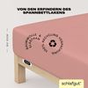 Schlafgut Spannbettlaken EASY JERSEY ELASTHAN Bettlaken, 170 g/m², 95% Baumwolle, 5% Elasthan, Jersey, Gummizug: rundum, (1 Stück), Spannbettlaken bis 30 cm Höhe, bügelfrei, pflegeleicht, perfekter Sitz Bild 3