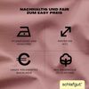 Schlafgut Spannbettlaken EASY JERSEY ELASTHAN Bettlaken, 170 g/m², 95% Baumwolle, 5% Elasthan, Jersey, Gummizug: rundum, (1 Stück), Spannbettlaken bis 30 cm Höhe, bügelfrei, pflegeleicht, perfekter Sitz Bild 2