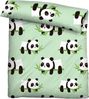 Traumhaft schlafen - Castell - Markenbettwäsche Mikrofaser Bettwäsche 0560250 PANDA, mint, 1x 135x200 cm + 1x 80x80 cm Bild 3