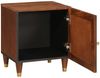 vidaXL Nachttisch 2 pcs Braun 40 x 33,5 x 46 cm Massivholz Akazie 4018877 Bild 3