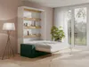 Vente-unique - RAPILI Bett Holz, Platte BeigeWeiß - B 133 cm239,2 cm x H 225,2 cm x L 200 cm Bild 2