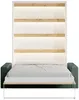 Vente-unique - RAPILI Bett Holz, Platte BeigeWeiß - B 133 cm239,2 cm x H 225,2 cm x L 200 cm Bild 5
