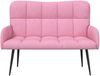 vidaXL 2-Sitzer Sofa Rosa 115 x 61 x 87 cm Stoff 42028939 Bild 4