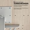 bümö Tischplatte 200x120 cm in Asteiche, Schreibtischplatte aus Holz, Holzplatte, Spanplatte kratzfest beschichtet, ABS-Kante, 120 kg Tragkraft für DIY Homeoffice Eckschreibtisch, PL-82-R Bild 3