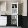 Roomart MELONA-S2-65 Badmöbel - nur Hochschrank - H 115 x B 30 x T 35 cm • Weiß Bild 4