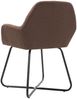 vidaXL Esszimmerstühle 2 Stk. Braun Stoff [249810] Bild 5