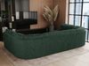 Ecksofa, Sofa big XXL, Wellenfedern, Wohnlandschaft XXL, mit Schlaffunktion - COMODO U - Grün Cord Bild 3