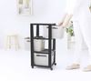 Rotho Schubladenbox Tower 3 x 16 L Brisen mit Rollen cappucchino Schubladenturm Schubladenregal Bild 4