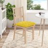 vidaXL Sitzkissen 4 pcs Helles Gelb 40 x 40 x 6 cm Stoff 42015155 Bild 4