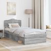 vidaXL Bettrahmen Graues Sonoma 100 x 200 cm Massives Kiefernholz 3412939 Bild 3