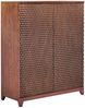 KAWOLA Highboard COPAS 2 Türen Eiche furniert braun 120 x 40 x 100 cm Bild 3