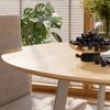 Esstisch Halvar Greige 120 x 120 cm Vicco Bild 4