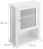Relaxdays Hängender Badschrank mit Tür Bild 5