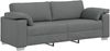 vidaXL 3-Sitzer-Sofa Dunkelgrau 220 cm Stoff 4105238 Bild 2