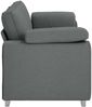vidaXL 3-Sitzer-Sofa Dunkelgrau 220 cm Stoff 4105238 Bild 5
