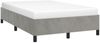 vidaXL Bettgestell ohne Matratze Hellgrau 120x190 cm Samt 379528 Bild 4