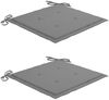 vidaXL Klappbare Gartenstühle 2 Stk. mit Sitzkissen Massivholz Akazie 3064483 Bild 4