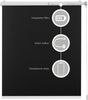 Lichtblick Sonnenschutzsysteme GmbH Bluetooth-Rollo Palermo 110 cm x 190 cm (BxL) deep grey Verdunkelnd & Thermofuntion; Klemm- und schraubbar; Motor per App oder manuell steuerbar Bild 3