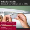 LED Möbeleinbauleuchten 3er-Set rund 65mm 3x2,5W 3x180lm 230/12V 4000K Eisen gebürstet Bild 3