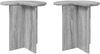 vidaXL Beistelltisch 2 pcs Graues Sonoma Ø 39 x 38 cm Holzwerkstoff 8001092 Bild 2