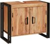 vidaXL Waschbeckenunterschrank Braun 71 x 33 x 58 cm Massivholz Akazie 4102767 Bild 4