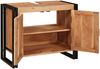 vidaXL Waschbeckenunterschrank Braun 71 x 33 x 58 cm Massivholz Akazie 4102767 Bild 5