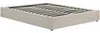 Vente-unique - KARESO Lattenrost und Bettrahmen Stoff Beige - B 201 cm x H 30 cm x L 220 cm Bild 3