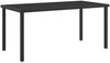 vidaXL Garten Essgruppe mit Kissen 5 pcs Schwarz Poly-Rattan 3380480 Bild 5
